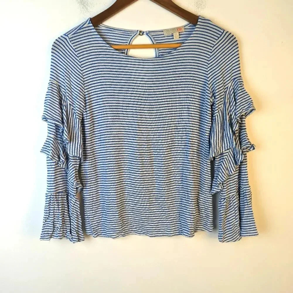 Gianni Bini Striped Shirt - XS